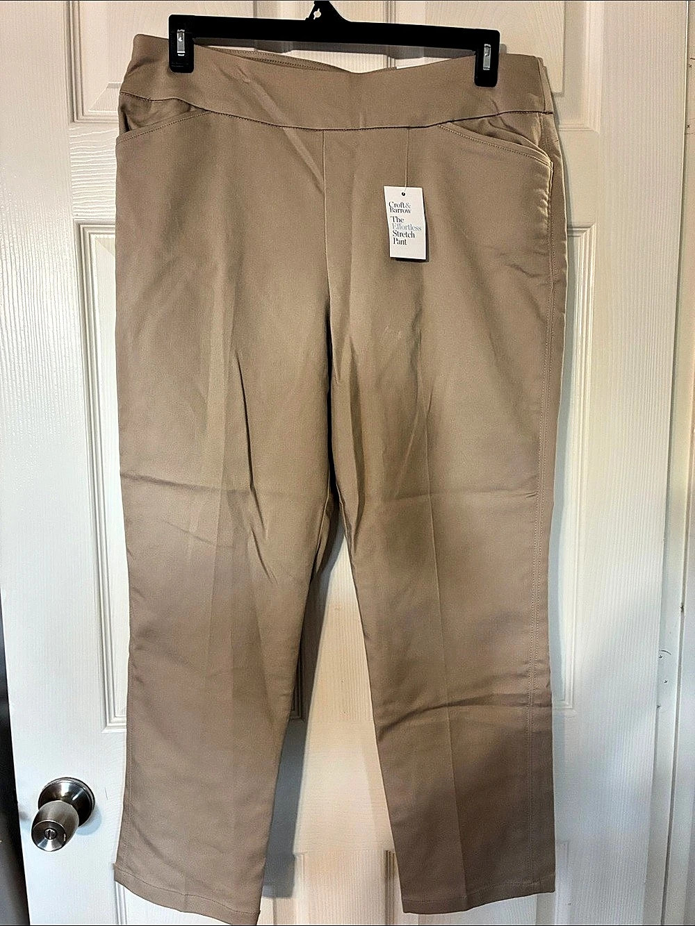 Croft & Barrow The Effortless Stretch Pant Straight Leg Pants Size 16 Short NWT